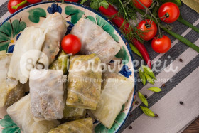 Голубцы с пшеном и грибами замороженные