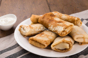 Блины с ветчиной и сыром замороженные