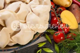 Вареники с картофелем и грибами замороженные